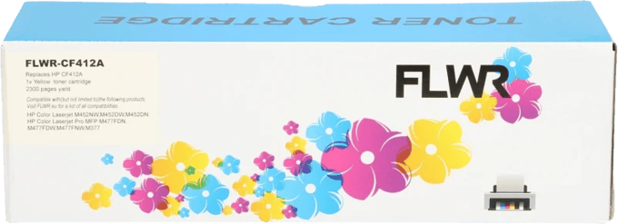 FLWR - Toner / 410A / Geel - Geschikt voor HP