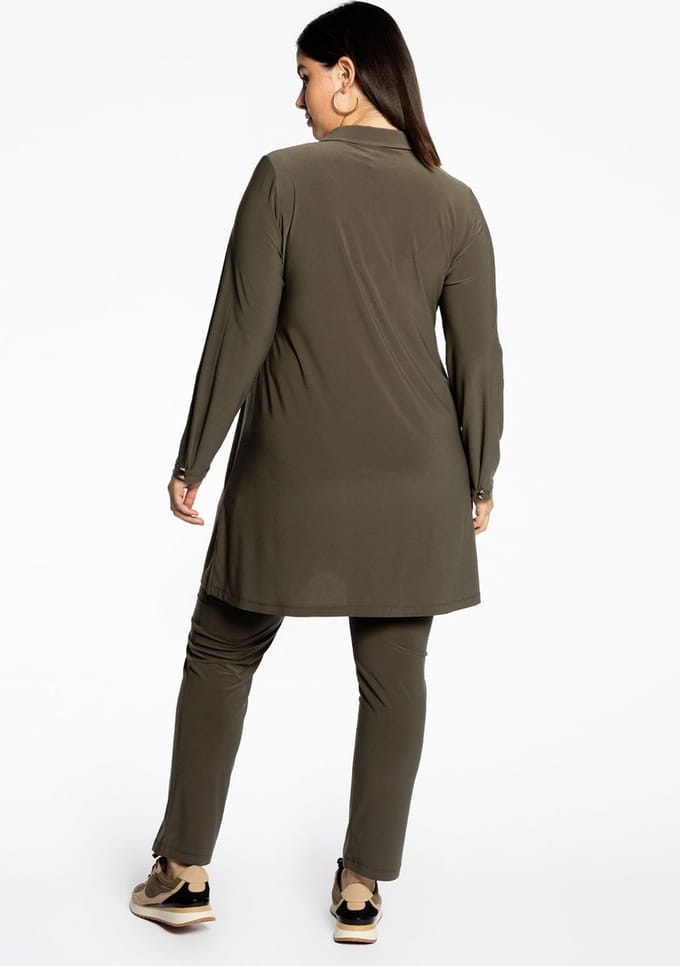 YOEK Dames Broek Slim Fit