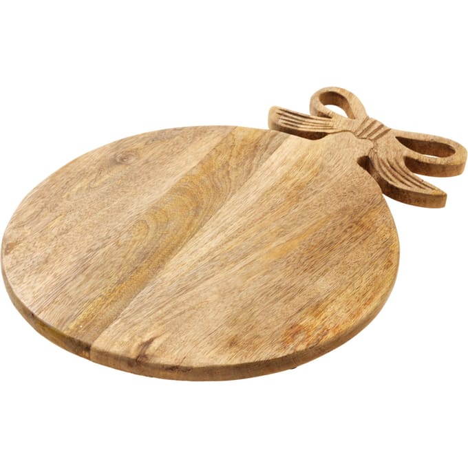 Snijplank kerstbal vorm 40x29 cm