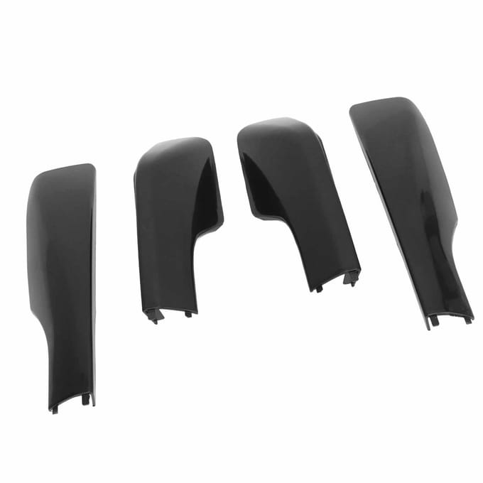 4 STUKS Dakdrager Afdekking Plastic Auto Accessoires Eenvoudig te Installeren Dak Bagage Vracht Rail Rek Vervanging voor RAV4 zwart