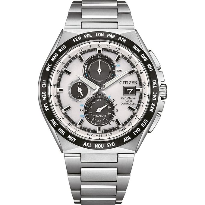 Citizen AT8238-84A Horloge - Titanium - Zilverkleurig - Ø 44 mm