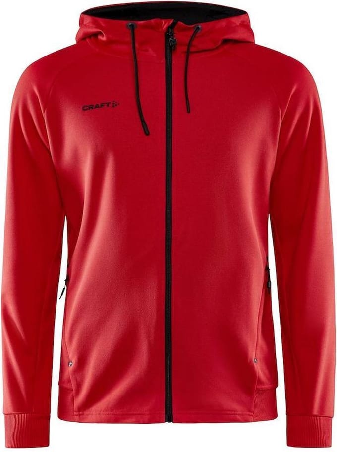 Craft Unify Jas Met Kap Heren - Rood | Maat: M
