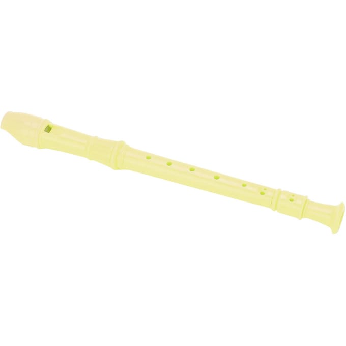 Instrument Flûte à Bec ABS 8 Trous Flûtes Soprano pour Jardins d'enfants Écoles Élémentaires Jaune jaune