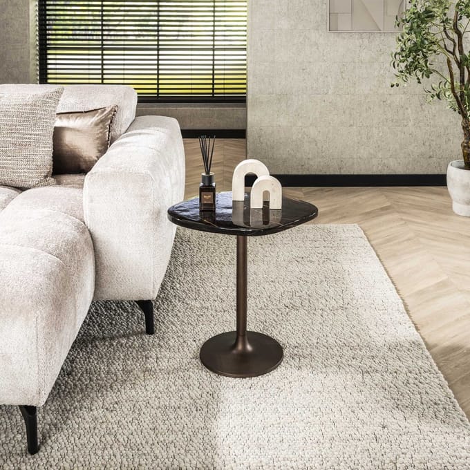 Bijzettafel Aurum Antiek Koper 50 cm