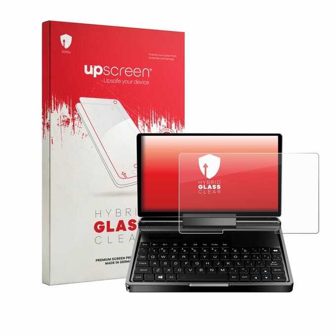upscreen - Screenprotector voor GPD MicroPC 2 - Folie Beschermfolie Beschermglas transparant