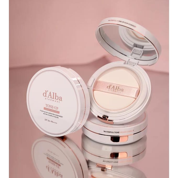 [d'Alba] Waterfull Tone Up Zonnekussen SPF 50+ PA++++ 15g