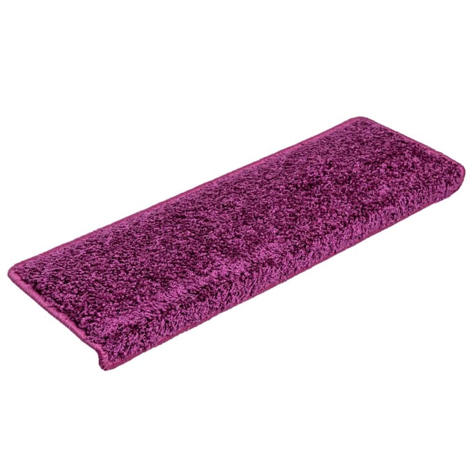 vidaXL - Trapmatten - 30 - st - 65x21x4 - cm - Violet - Rechthoekige - Rand