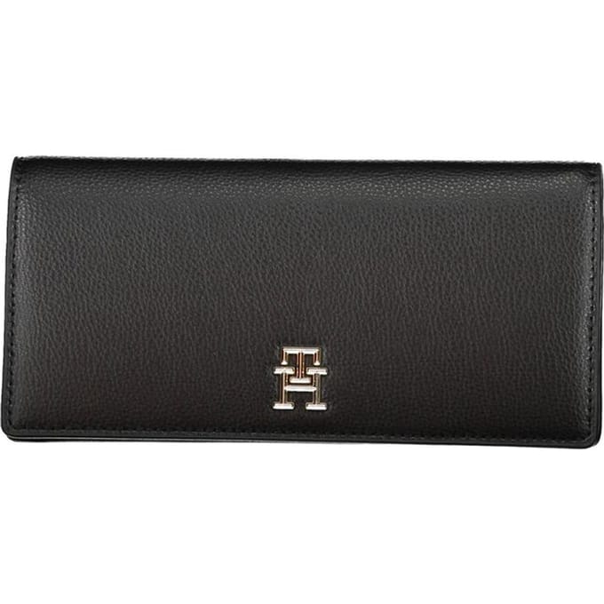 Tommy Hilfiger Zwarte Polyethyleen Portemonnee