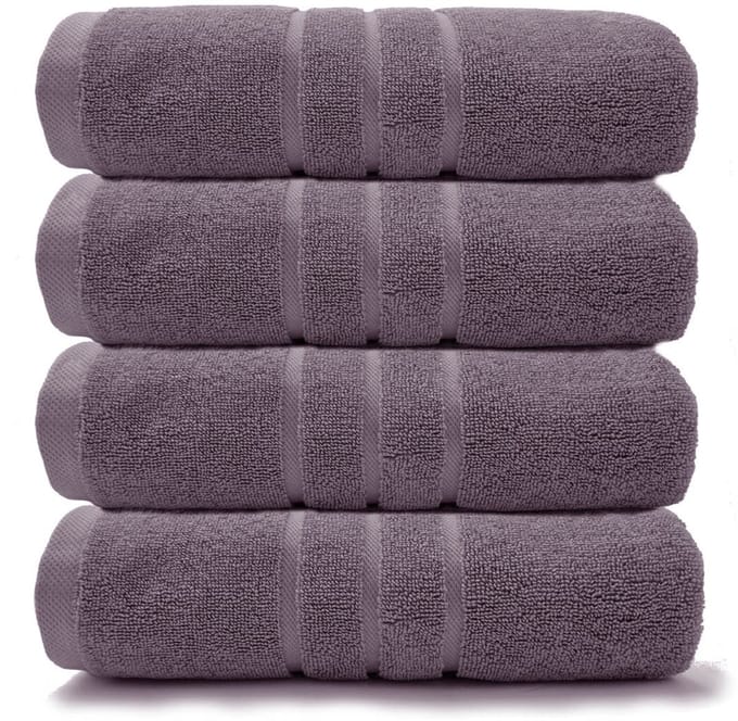 HOOMstyle Handdoeken Set Boutique - 4 stuks - 50x100cm - Vijgenpaars