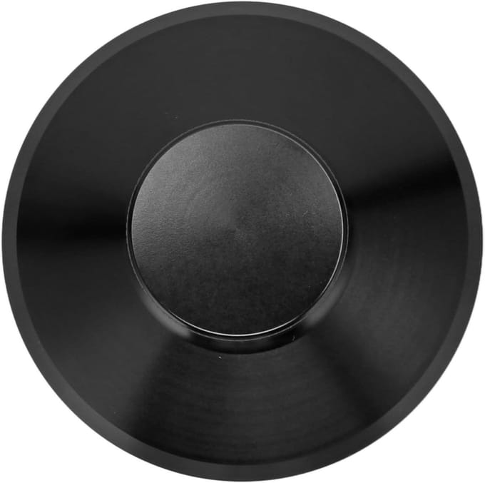Platenspeler Gewicht - Stabilisator Disc - Verbeter Geluidskwaliteit - Vermindert Trillingen - 78mm Diameter - Zwart