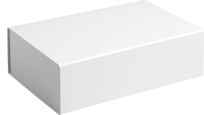 Cadeaudoos, 22x16x7cm WIT (2 stuks)