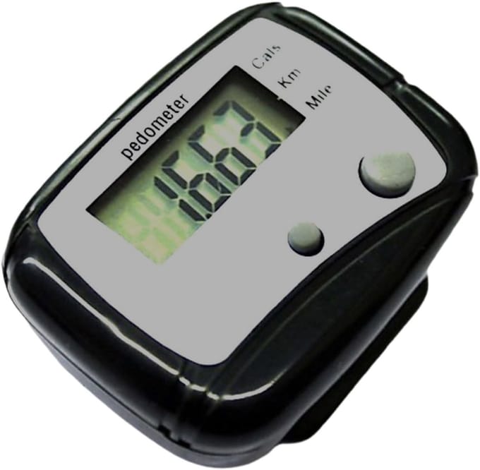 Stappenteller Loop - Activiteit Tracker - Dagelijkse Beweging - Geen App Nodig - 4 x 6 cm - Zwart