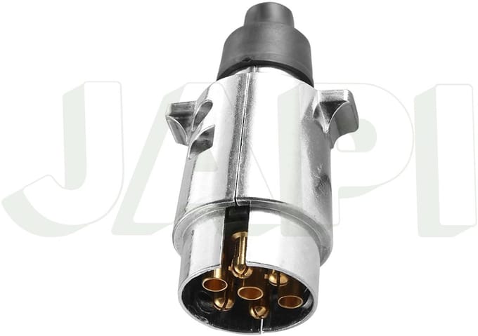 Stekker 7 polig Aluminium 12V