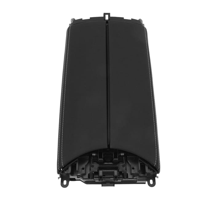 Couvercle de Console Centrale A2056805106 Cuir PU Coussin d'Accoudoir de Console Centrale Remplacement pour Benz W205 C300 C400 C43 C63 C450 black