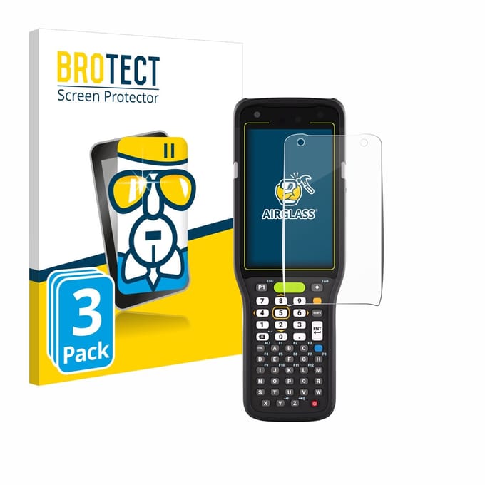 Screenprotector 3 Stuks voor Zebra MC3400 / MC 3450 Beschermglas transparant