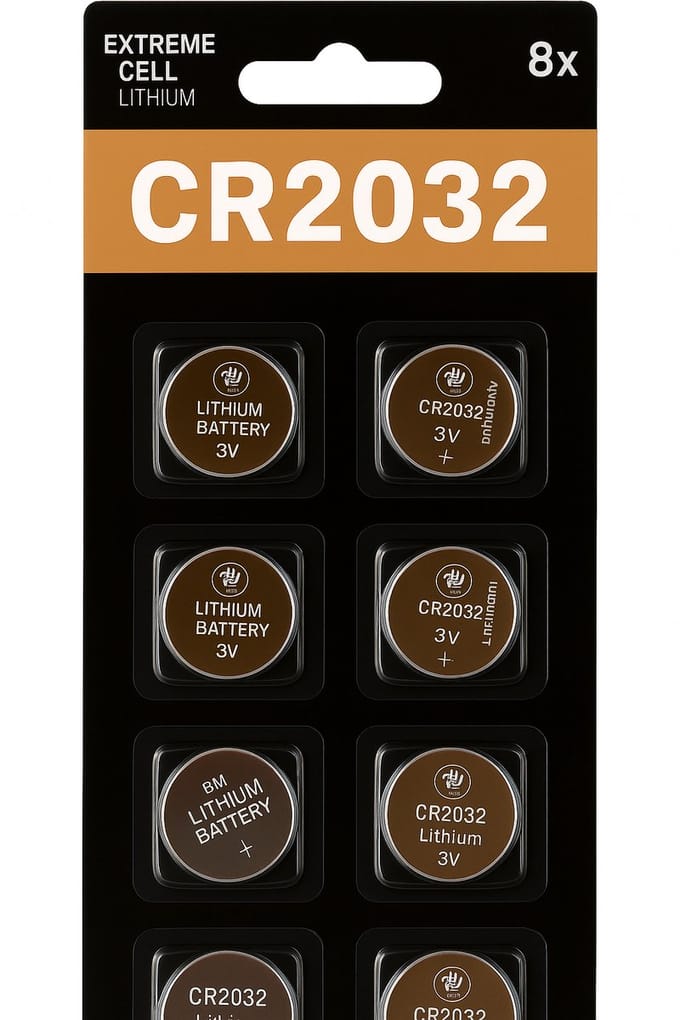 Batterijen Knoopcel Batterij - 8 stuks - CR2032 - 3V - Knoopbatterij - Platte Batterij - Lithium Cell