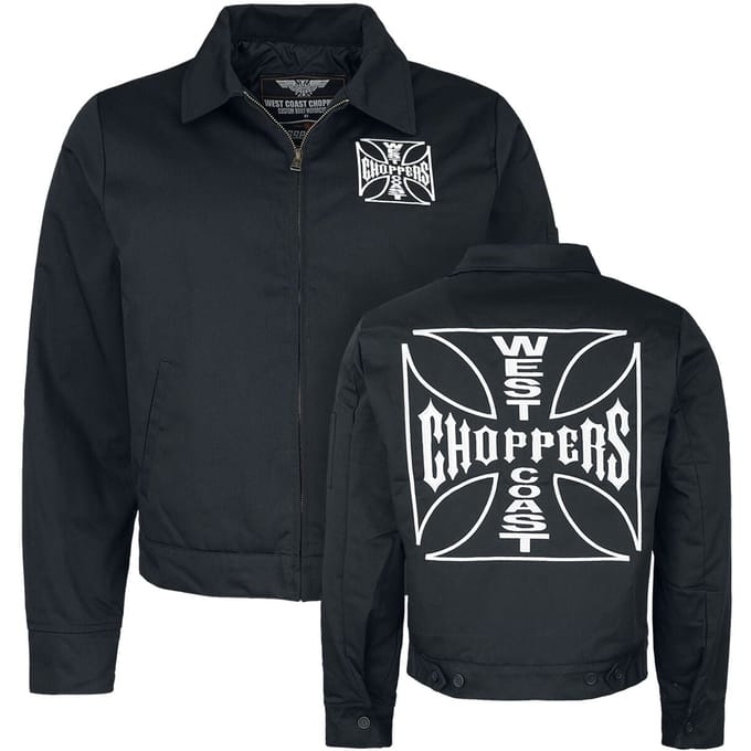 West Coast Choppers Tussenseizoensjas - OG Lined Work Jacket - S tot 4XL - voor Mannen - zwart