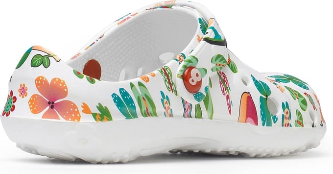 Schu'zz Schuzz damesklompen Globule Femme met toucan-print / multicolor
