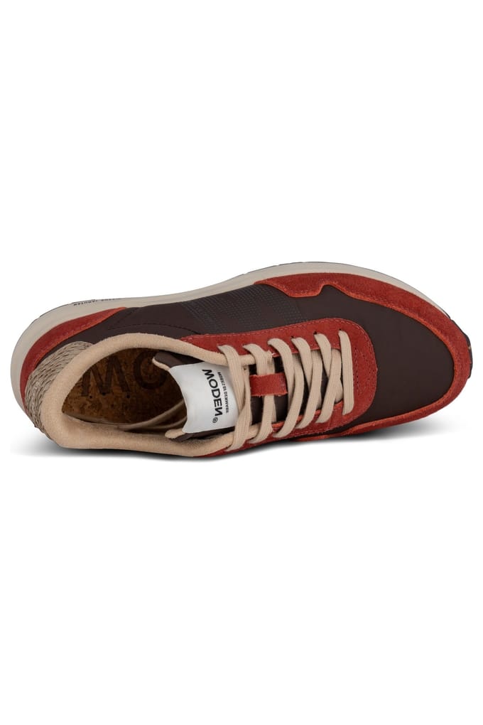 Woden Nora Natural Soft Rust Maat: 36 | Sneakers Outlet | Dames | Bruin
