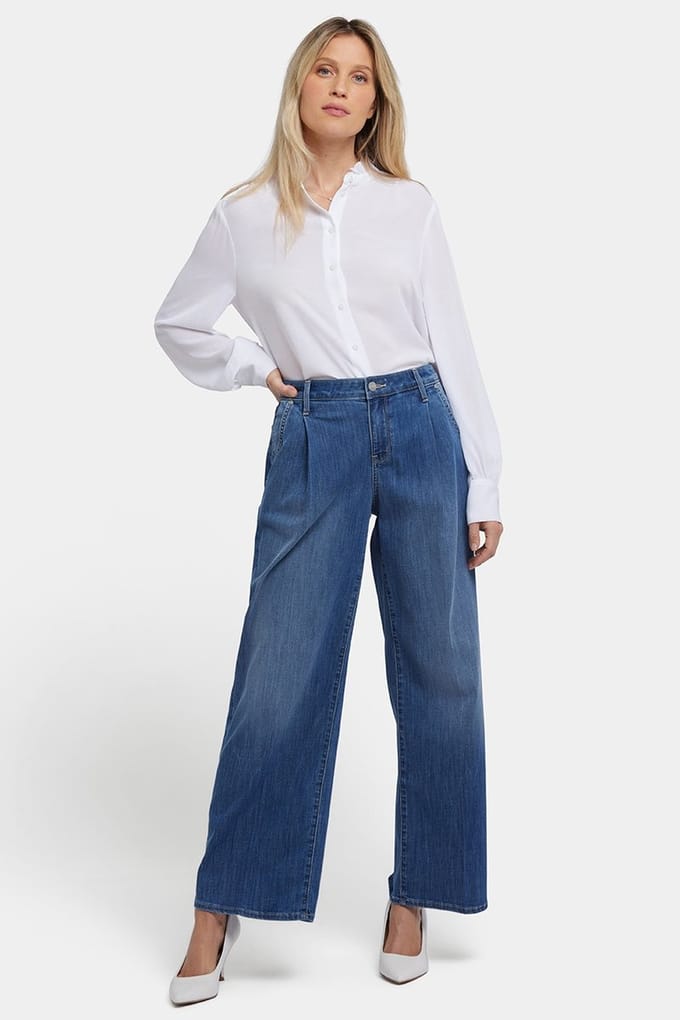 Teresa Wijde Enkel Jeans | Romantisch Indigo