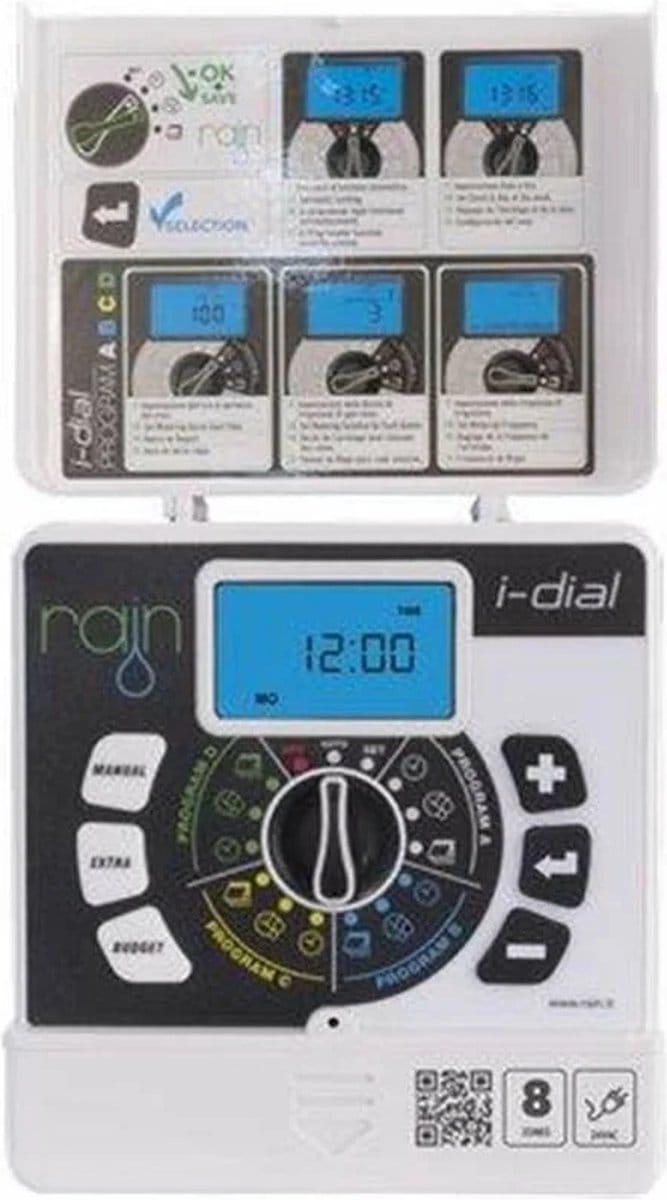 IRRIGATIE-UNIT I-DIAL INTERNE REGENZONE 8 VOLT 220/24
