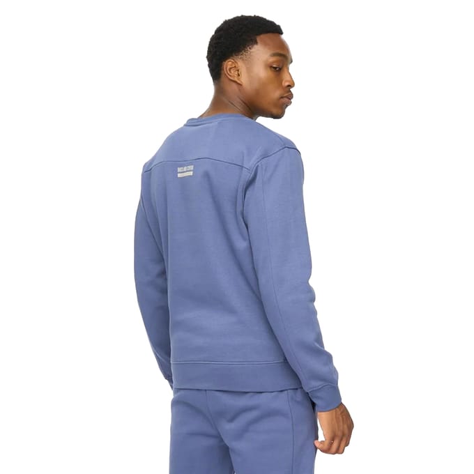 Duck and Cover Heren Applewood Sweatshirt (Denim Blauw)
