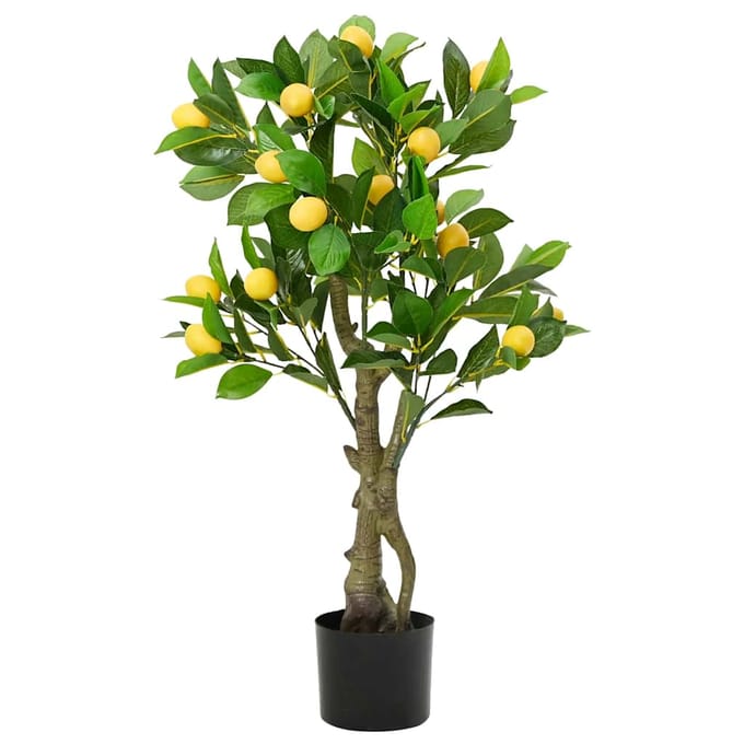 vidaXL - Kunstcitroenboom - 234 - blaadjes - 90 - cm - groen