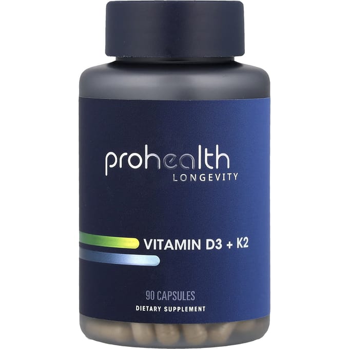 Vitamine D3 + K2, 90 Capsules