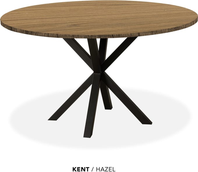 Maxfurn - Eettafel rond | Zeer krasvast | Kleur: Hazel| diameter 140cm