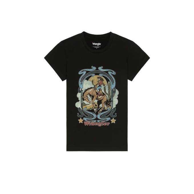 Dames-T-shirt met smalle band Wrangler Beauty
