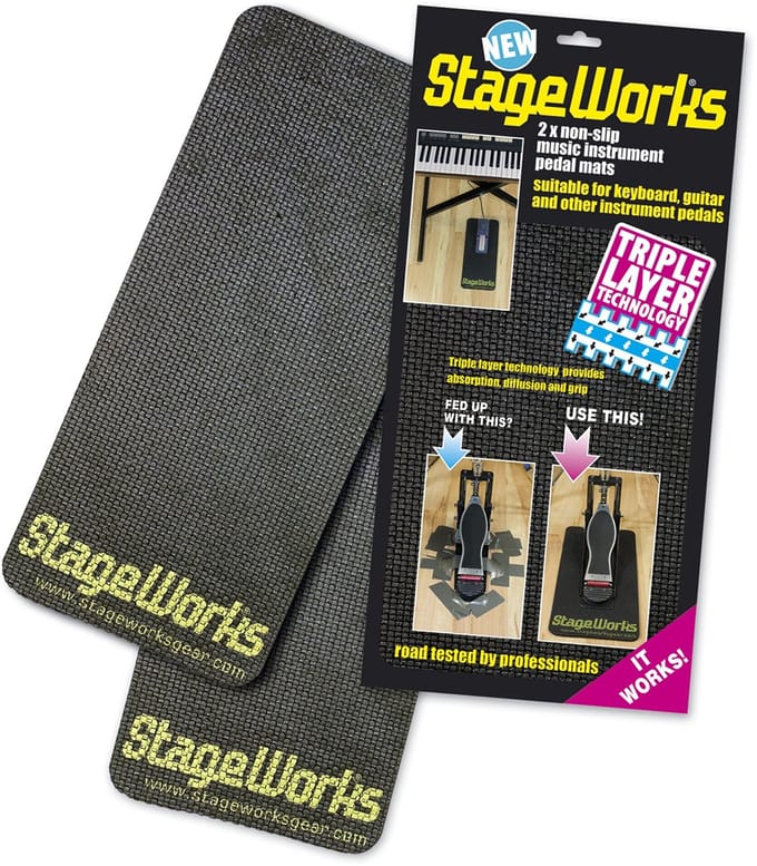 Stage Works pedaal Mats 2 stuk - Onderdeel
