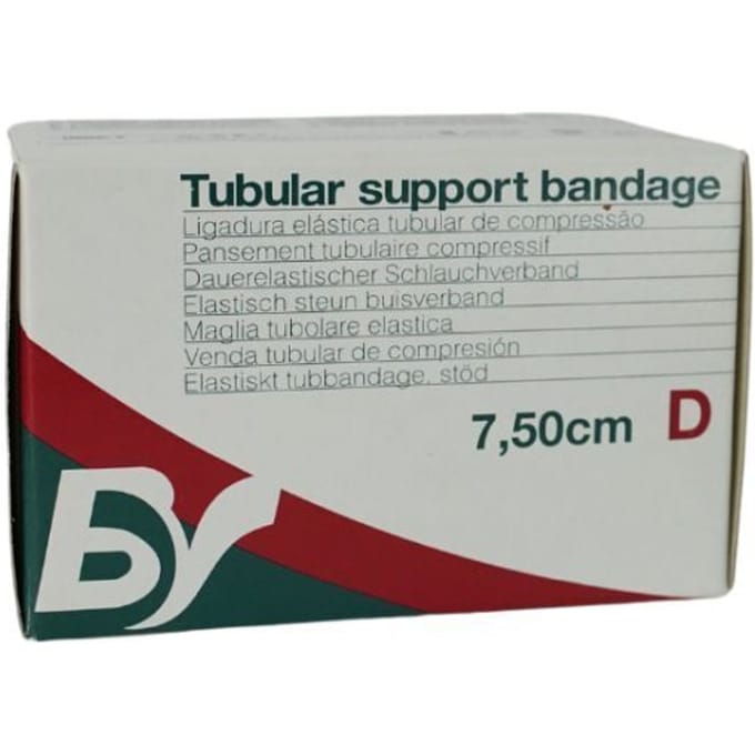 BV tubular support bandage size D - 7.5 cm, zoals Easigrip D
