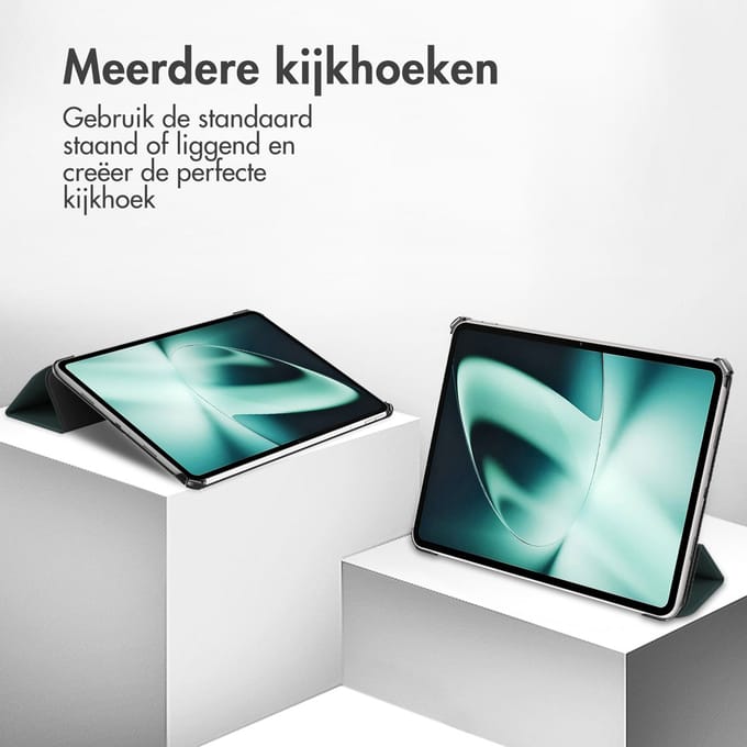 imoshion Tablet Hoes - Geschikt voor OnePlus Pad - Trifold Bookcase - Donkergroen