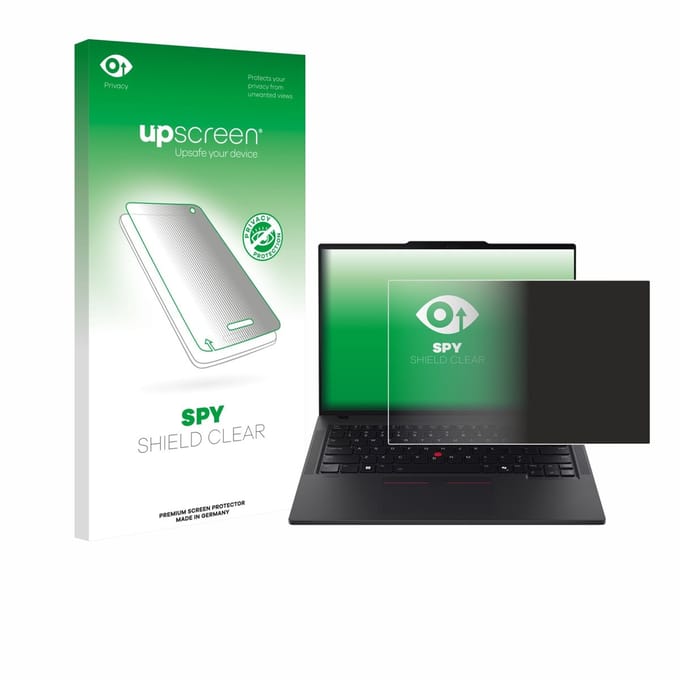 upscreen - privacy screenprotector voor Lenovo ThinkPad T14 Gen 6 - Folie Beschermfolie Blauwlichtfilter