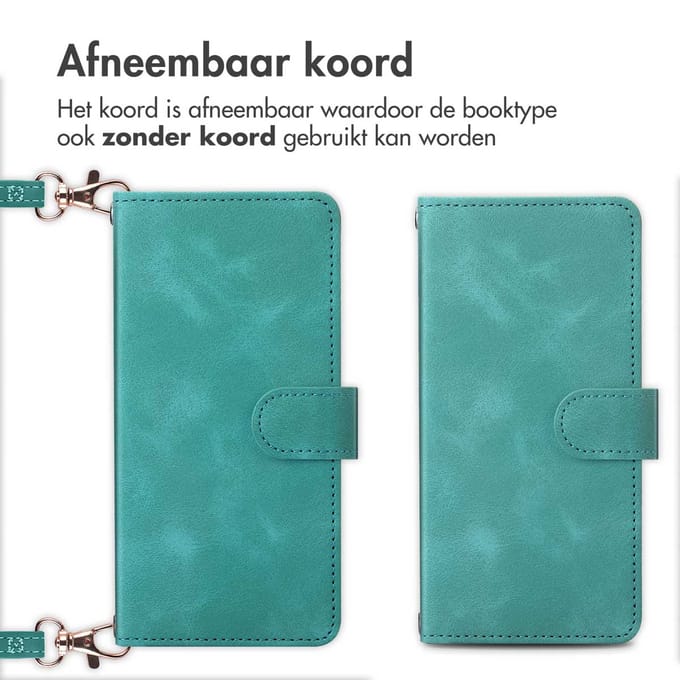 imoshion Hoesje - Geschikt voor Samsung Galaxy A53 - Bookcase met koord - Turquoise