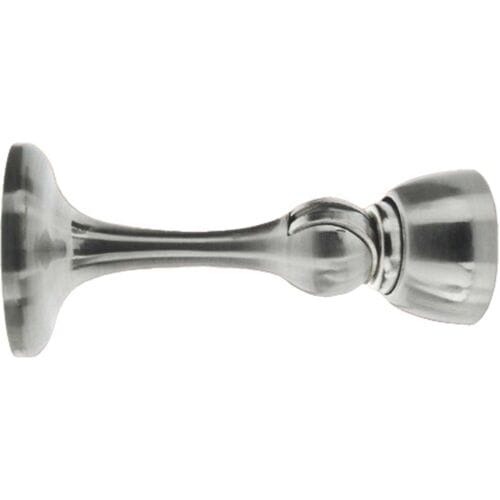 Vloer- wand deurstopper met magneet rvs look TWM 2495NI