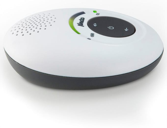 ALECTO DBX-115 - digitale babyfoon, elektronische oppas, bereik 50m, Full Eco-modus, Alecto wit