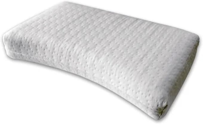 Cassenz -Monaco- Ergonomisch Hoofdkussen- Zijlslaper- 7 cm Hoog- Latex- Soft- 60x40 cm