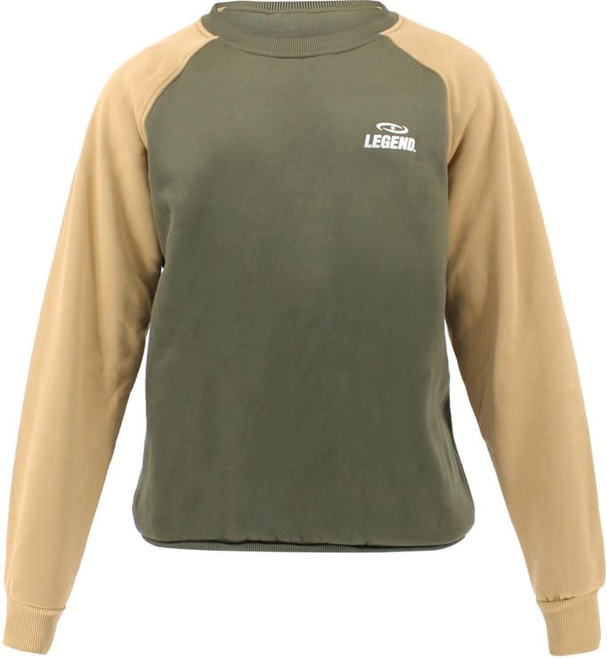 Trui/sweater dames/heren Groen Fleece L
