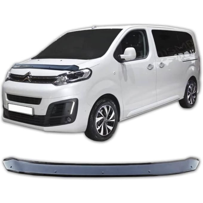 Déflecteur de Capot - SCOUTT - Citroen Spacetourer - Plastique ABS - Installation Facile - Noir noir