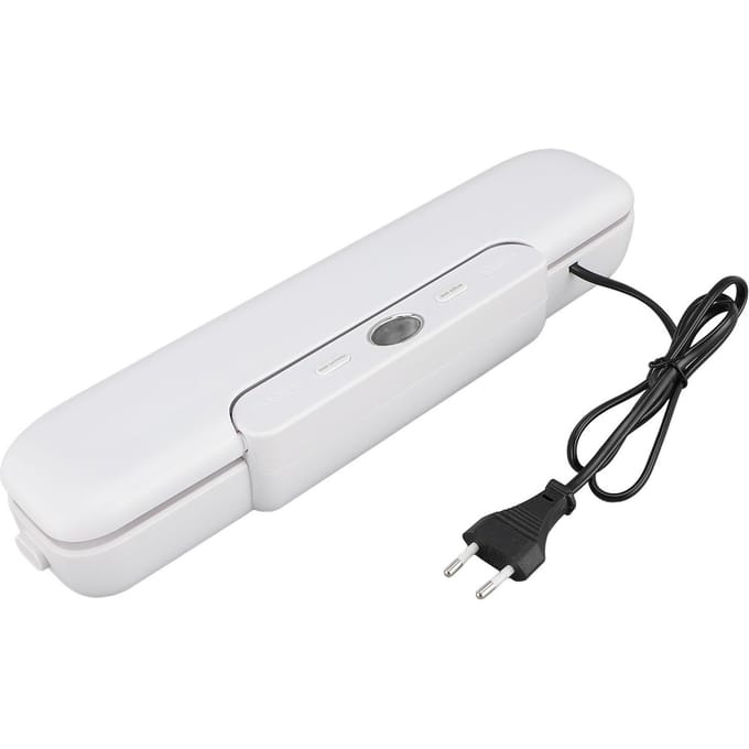 Vacumeermachine Draagbaar Sterke Sealing Multifunctioneel Automatische Voedsel Vacumeermachine EU Plug white