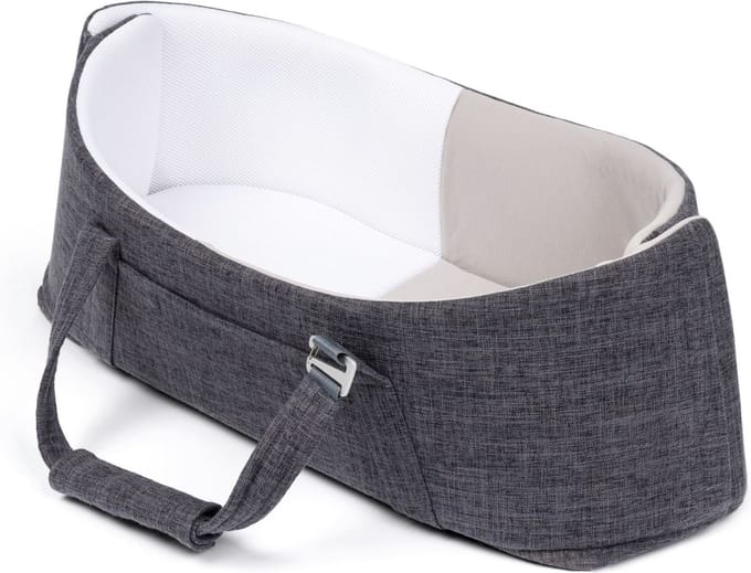 Doomoo Nest'n Go – Het Ideale Babynestje voor Thuis en Onderweg - Biokatoen - Grey