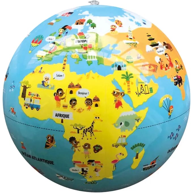 Educatieve spellen Wereldbol P'Tits Reisigers Caly
