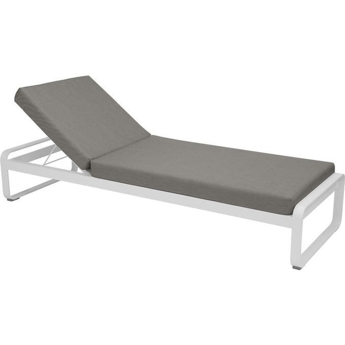 Fermob BELLEVIE Komfort - Ligbed - 01 katoenwit - B8 taupegrijs