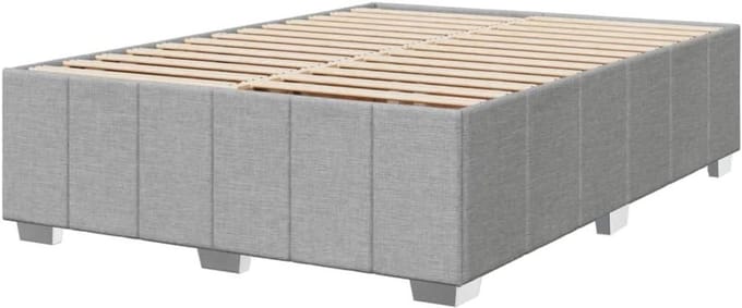 Bedframe - Bedonderstel - Goede nachtrust - Lattenbodem ondersteuning - 140x200 cm - Lichtgrijs