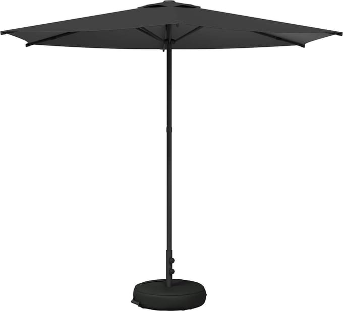 vidaXL - Tuinparasol - met - voet - Rechthoekig - 2,7 - x - 2,7 - m - Polyester