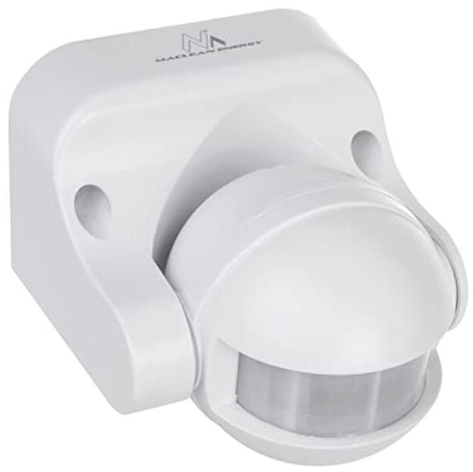 Infrarood Bewegingssensor 180° met Schemersensor voor Binnen en Buiten - IP44, 12m Bereik, 300/1200W