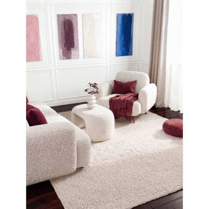 Ted Baker Ted baker notting hill soft polyester vloerkleed creme- 120x180 cm