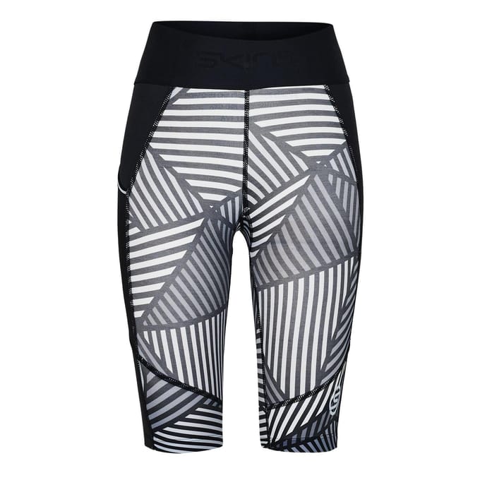 Skins Dames/Dames Series-1 Compressieshort (Wit, Zwart)