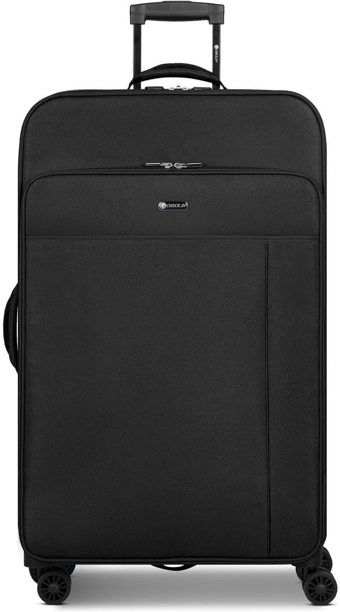 CHECK.IN Sevilla 3.0 4 wielen Trolley L 78 cm - Zachte bagage - - black